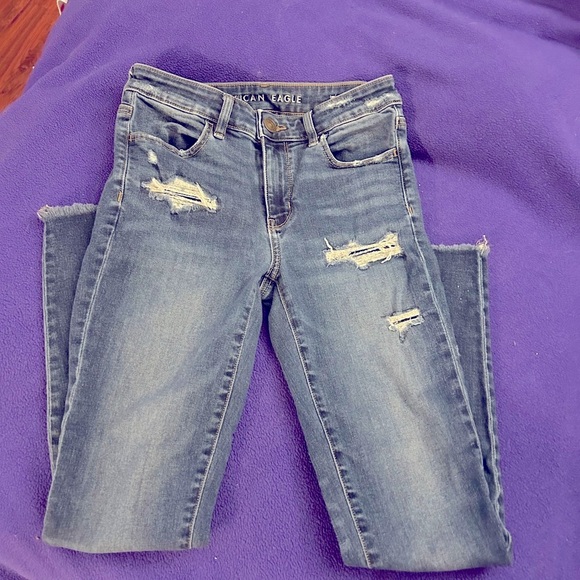 AE Next Level Cropped Jeggings. - Picture 2 of 6